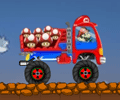Mario transportando cogumelos