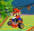 Mario estacionando Kart